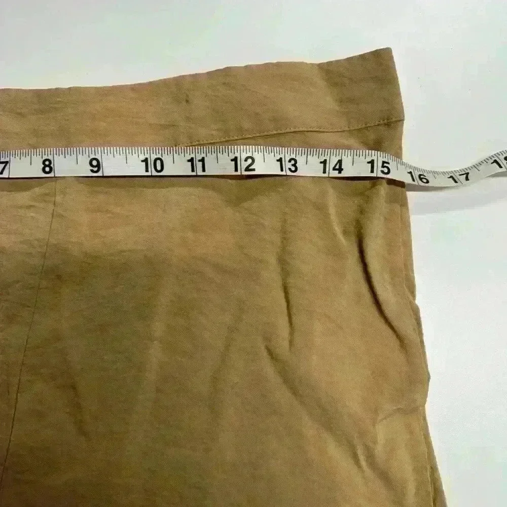 RACHEL By Rachel Roy Pull On Cropped Wide Leg Cargo Pant Size M